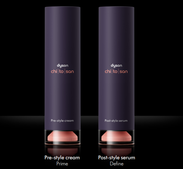 Dyson Chitosan - Pre Style cream - Post style serum