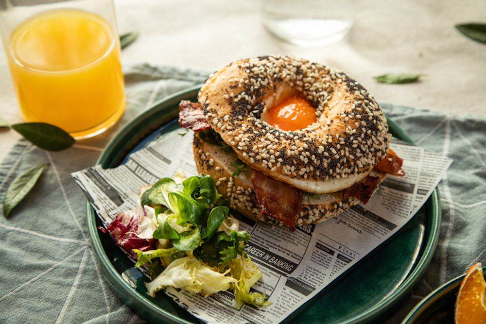 ZUI Brunch - bagel